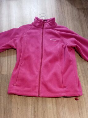 Women's Columbia Full-Zip Fleece Jacket in Magenta Pink